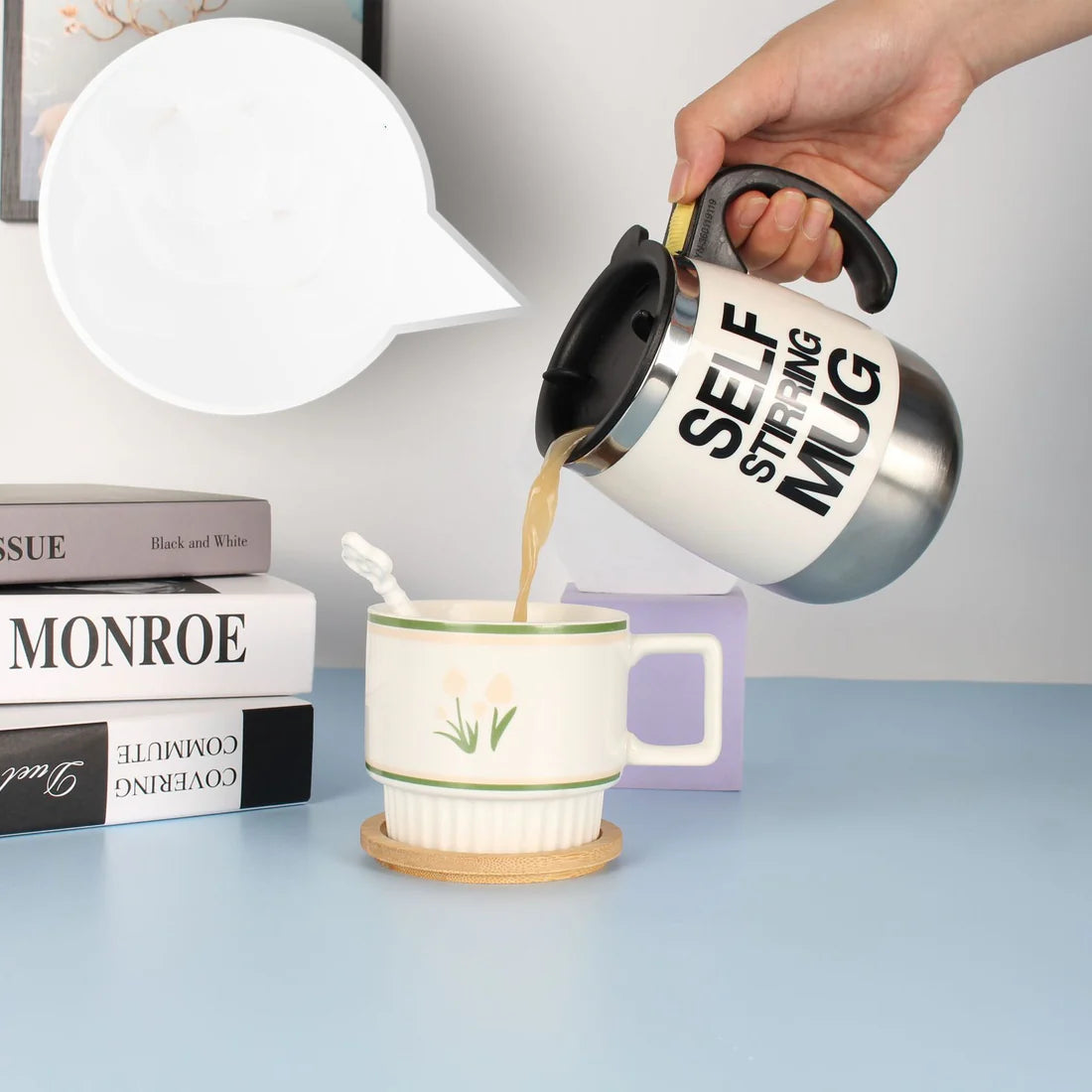 Self Stirring Cofee Mug