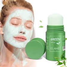 Face Clean Mask Green Tea Cleansing Stick Mask Shrink Pores Deep Blackhead Remover Facial Cleansing Moisturizing Mask Skin Care