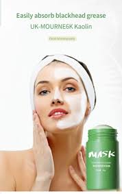 Face Clean Mask Green Tea Cleansing Stick Mask Shrink Pores Deep Blackhead Remover Facial Cleansing Moisturizing Mask Skin Care
